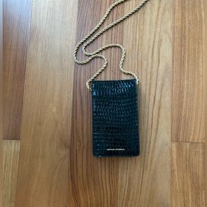 Loeffler Randall cellphone purse black